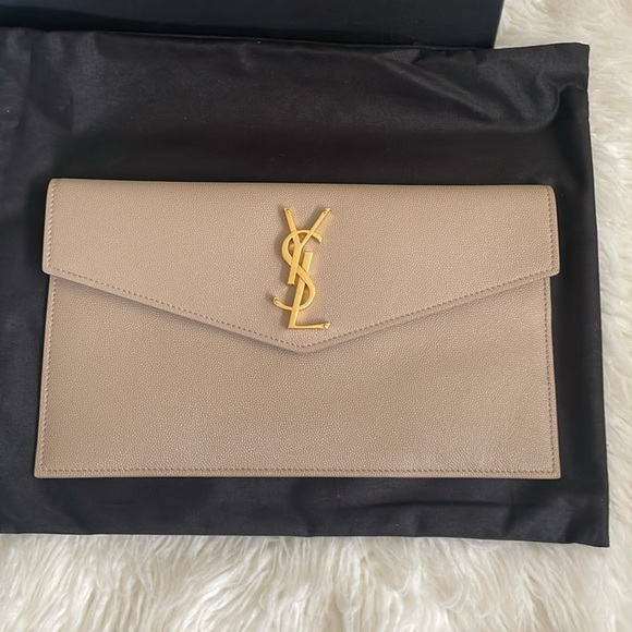 YSL Uptown Beige Pouch - Picture 4 of 16